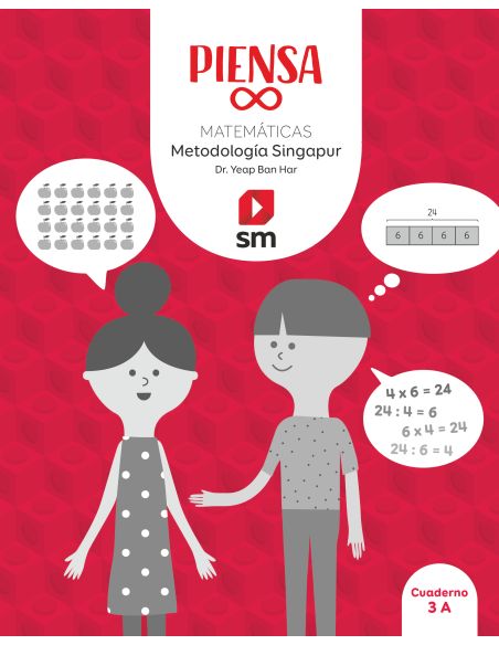 Piensa Infinito. Matemáticas. Metodología Singapur. 3 Primaria