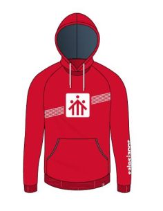 Sudadera Capucha Roja Salesianos Estrecho Talla 06