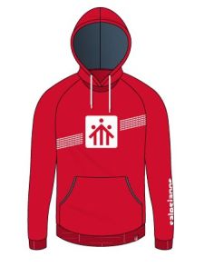 Sudadera Capucha Roja Salesianos Estrecho Talla Xxl